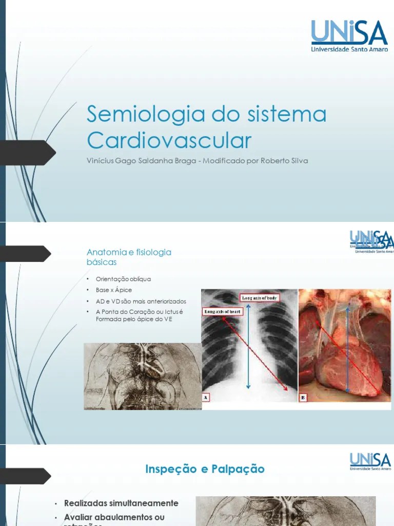 2- Semiologia Do Sistema Cardiovascular | PDF