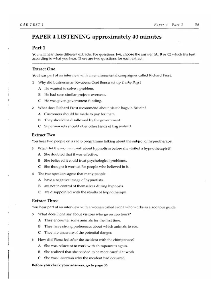 Listening 19 - C1 | PDF