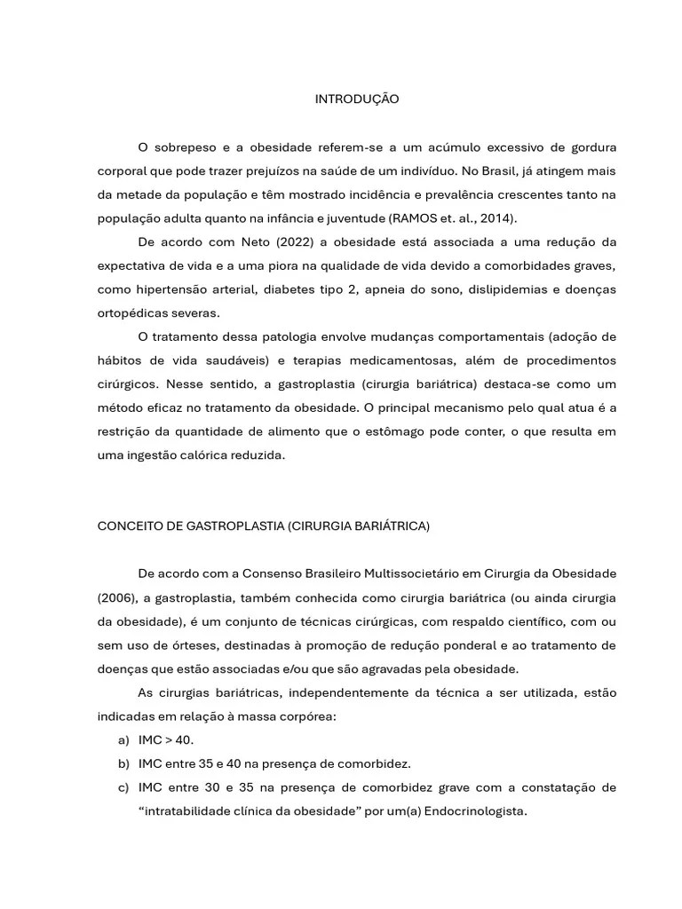 Sobrepeso E Obesidade | PDF