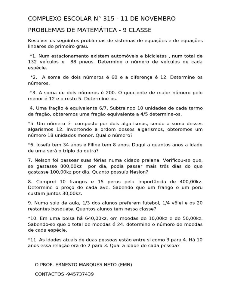 OLIMPÍADAS DE MATEMÁTICA | PDF