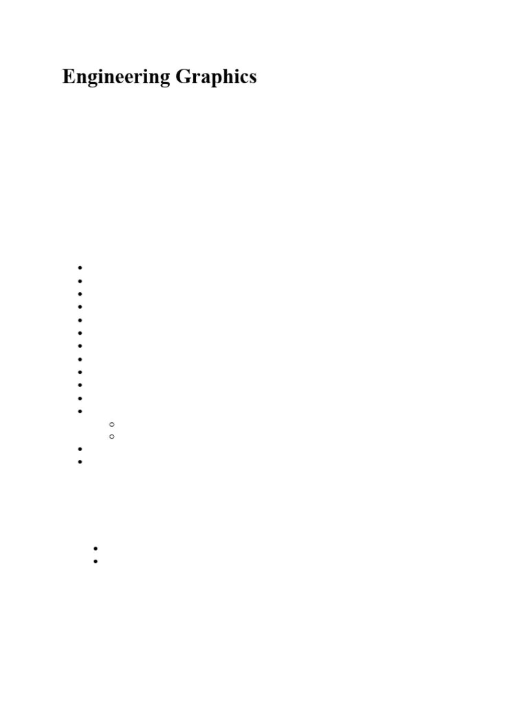 Engineering Graphics | PDF | Computer Aided Design | Engineering