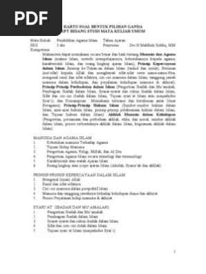 Ilmu adalah pengetahuan yang telah disusun secara sistematis dan berlaku umum, . Contoh Soal Pilihan Ganda Tentang Sumber Hukum Islam