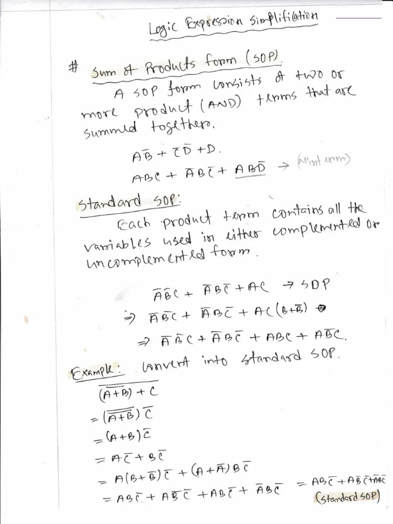 Sheet-07-Simplification | PDF