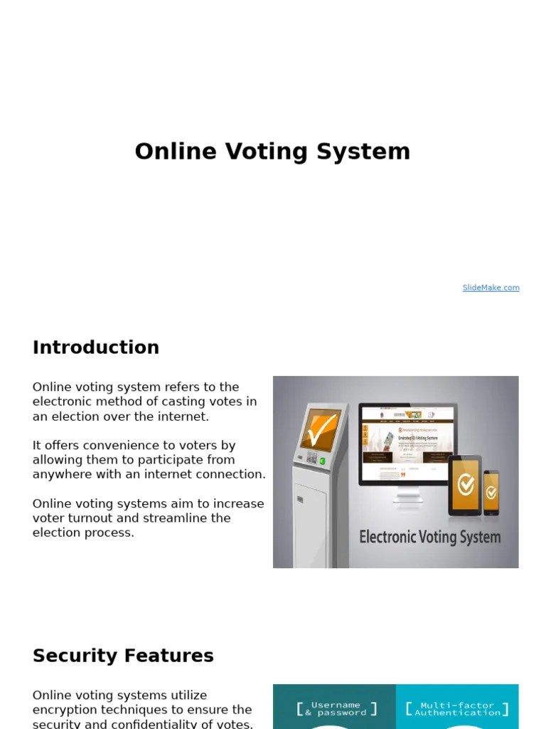 Online Voting System | PDF