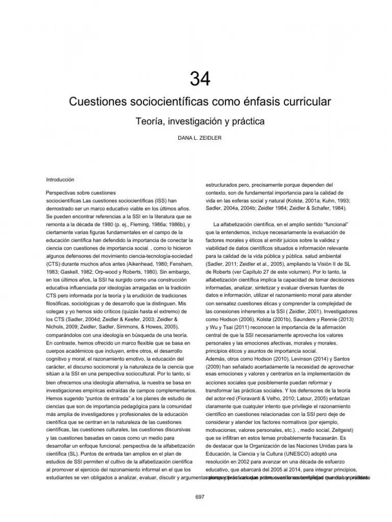 Socioscientific Issues As A Curriculum Emphasis | PDF