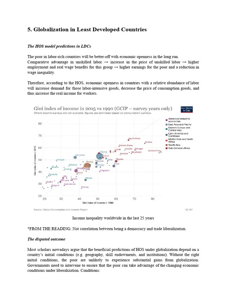 Globalization Notes | PDF | Taxes | Finance & Money Management