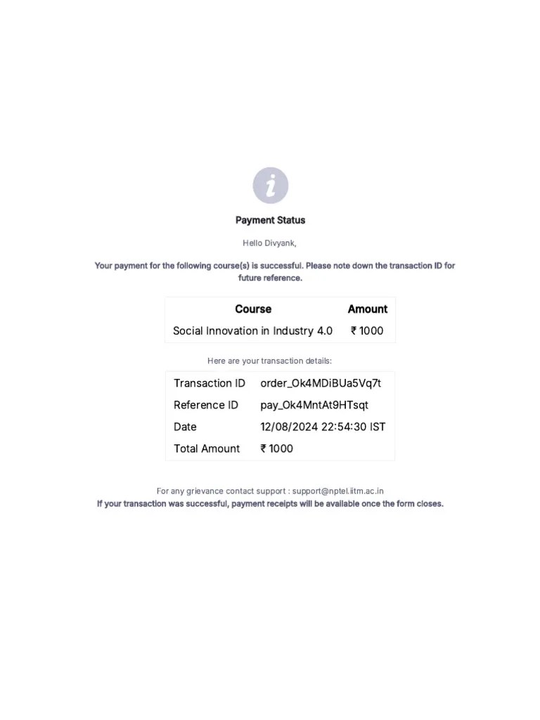 Nptel Social Innovation | PDF