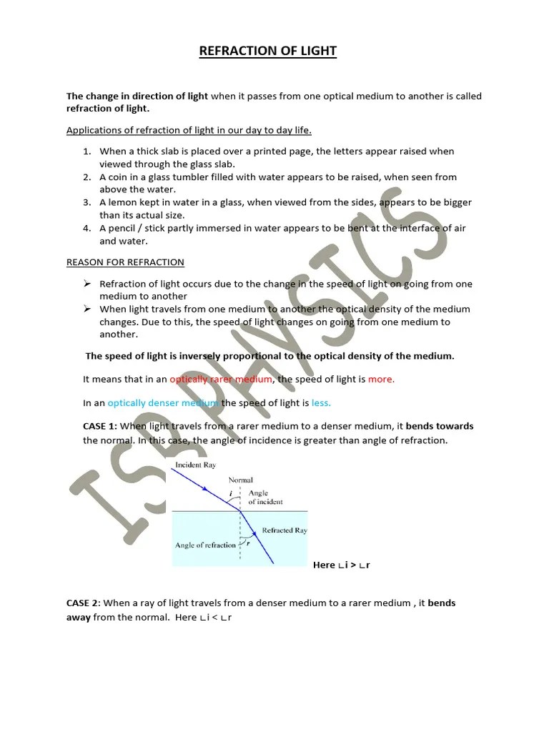 Ch Light Reflection And Refraction Part 1 Pdf - Download Gorgeous Ocean Background | High Resolution