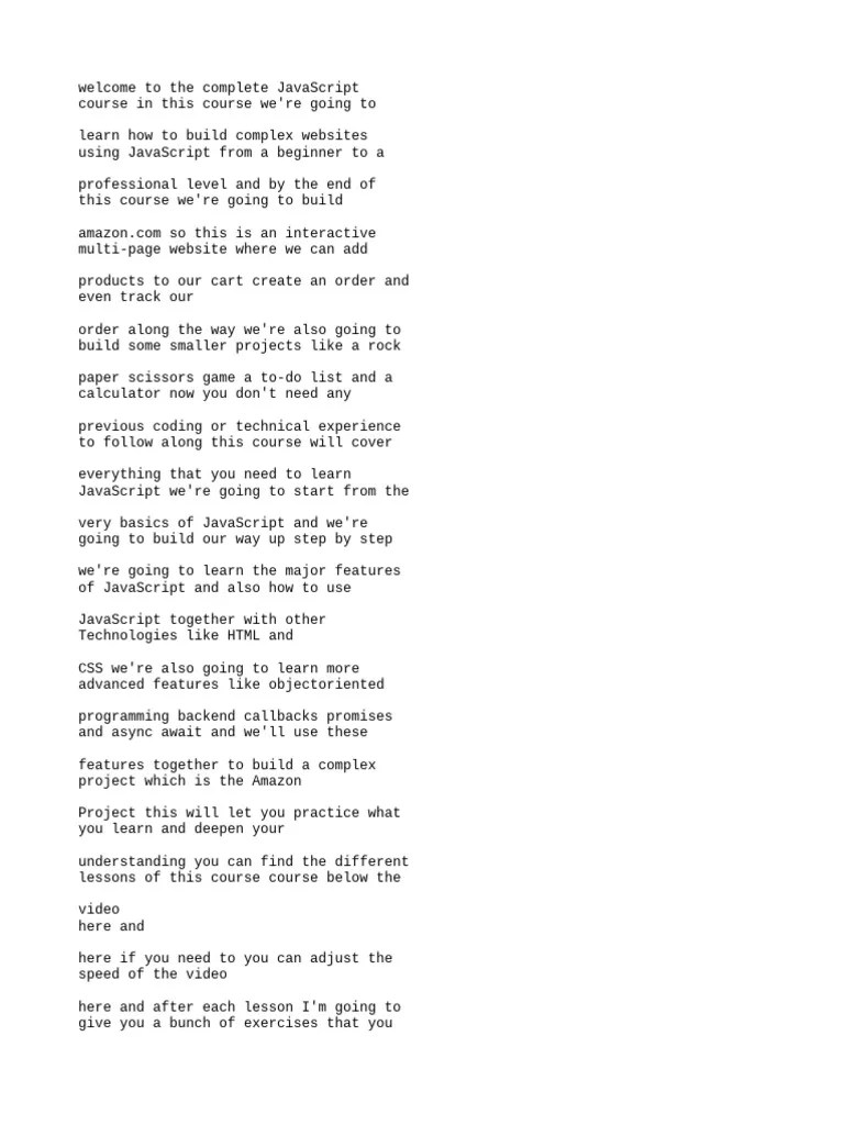 (English) JavaScript Tutorial Full Course - Beginner To Pro (2024 ...