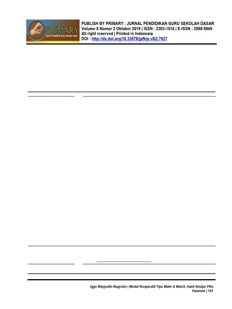 Penerapan Model Pembelajaran Kooperatif Tipe Make | PDF