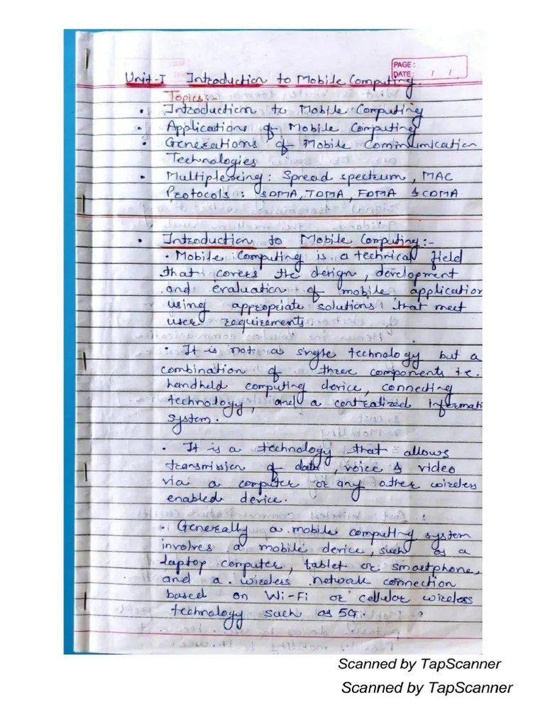 Unit 1-Mobile Computing | PDF