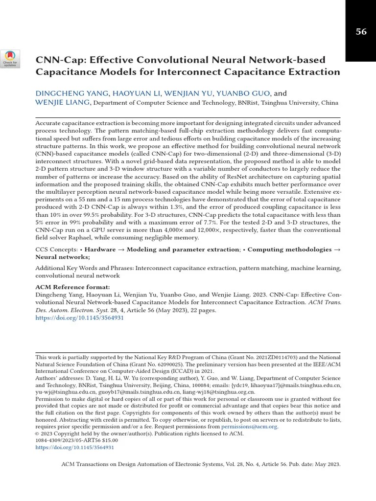 CNN-Cap Effective Convolutional Neural Network-based | PDF