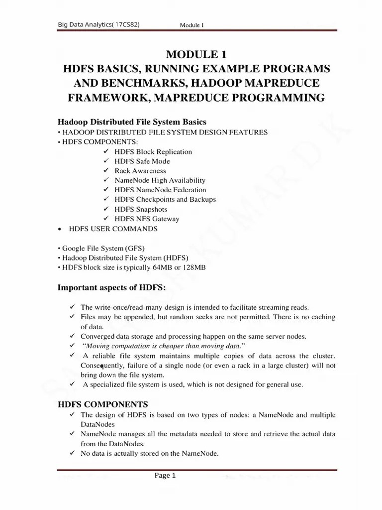 Big Data Analysis Notes Module_1_BDA_NOTES | PDF