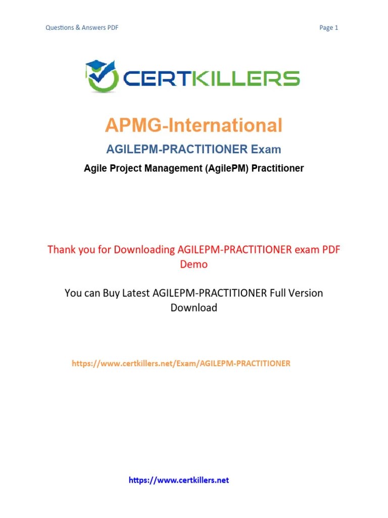 AgilePM Practitioner | PDF | Agile Software Development | Project ...