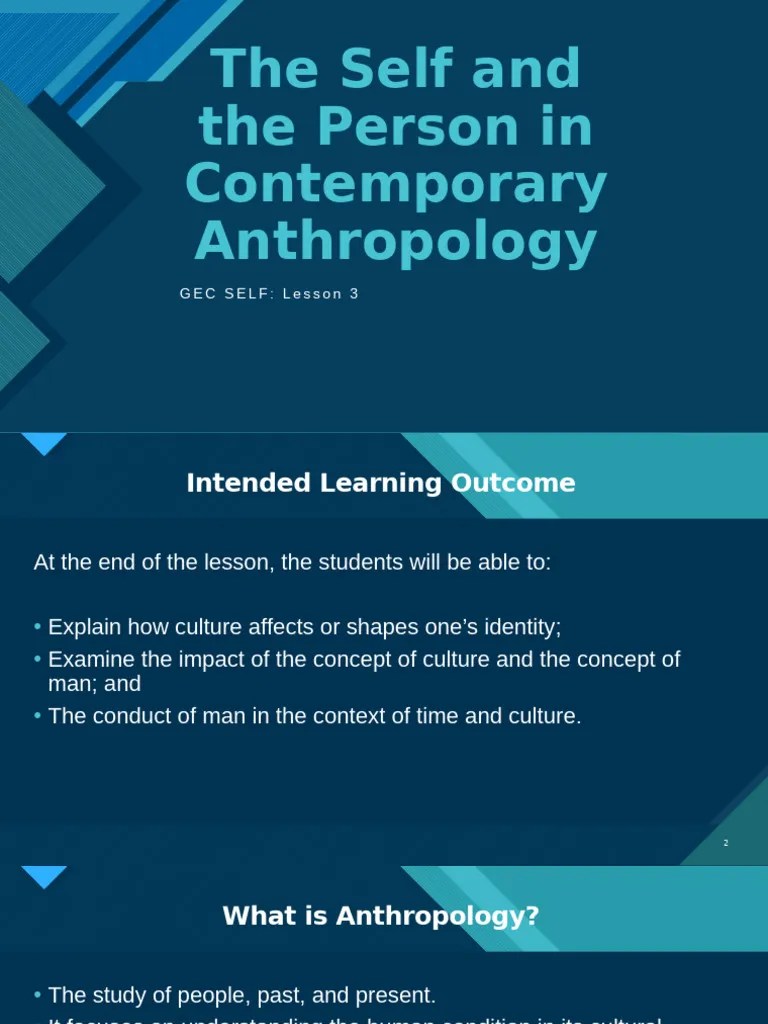 Gec Self Lesson 3 Pdf Self Cognitive Psychology