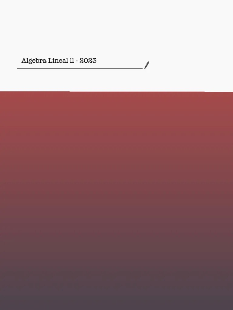 Linear Algebra II | PDF