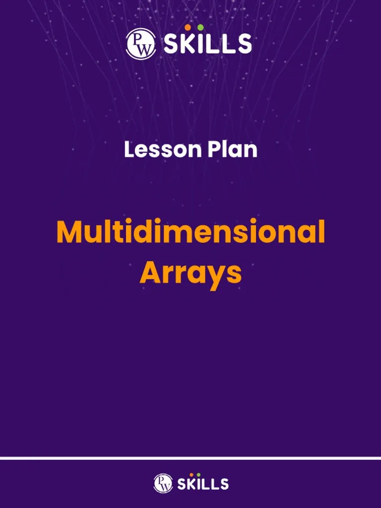 Multidimensional Arrays | PDF