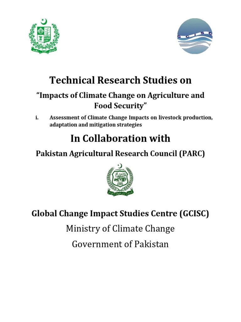 Climate Change And Livestock-Impacts, Adaptation, And Mitigation - PARC | PDF | Climate Change ...