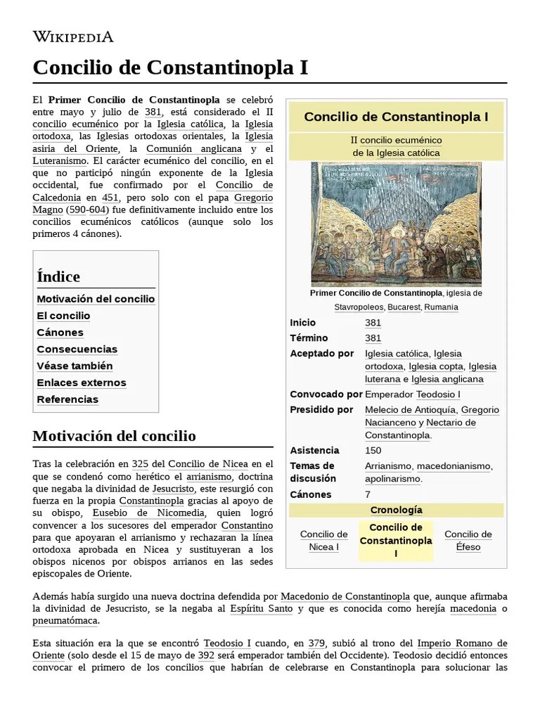06 Concilio_de_Constantinopla_I (381) | PDF