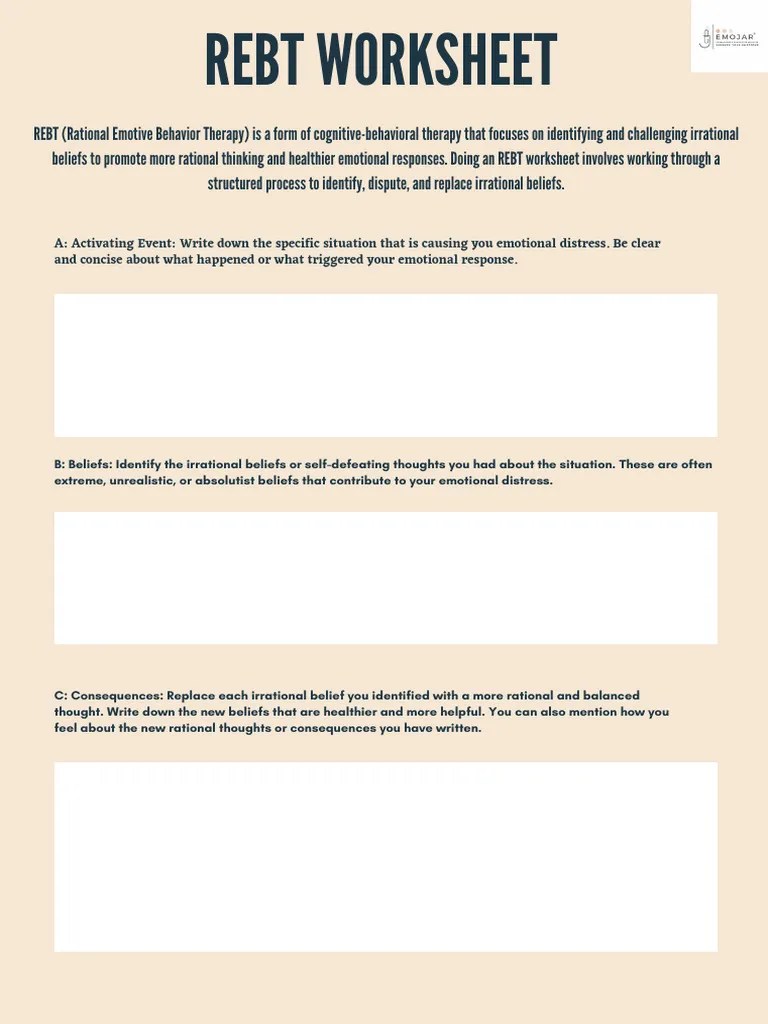 Rebt Worksheet | PDF
