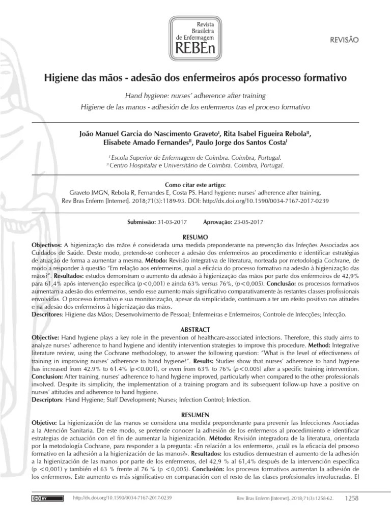 Atividade Prática - Higiene Das Mãos | PDF