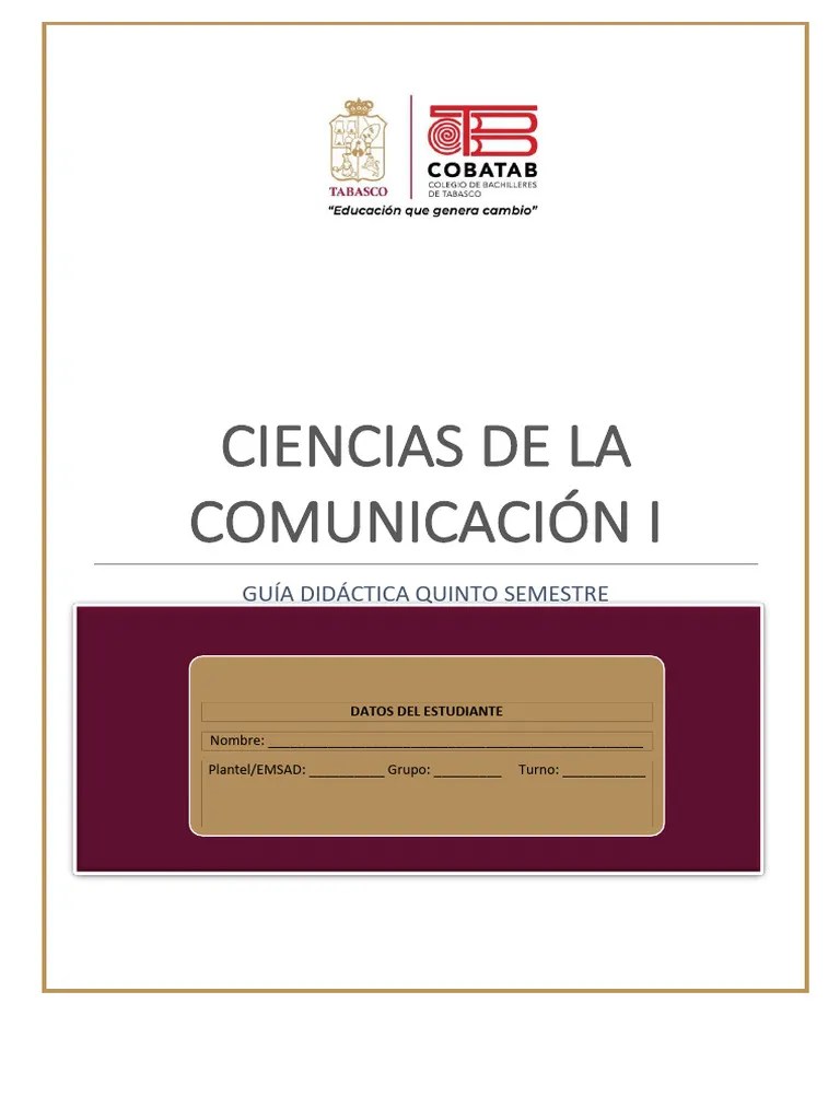 Guía De Ciencias De La Comunicación | PDF