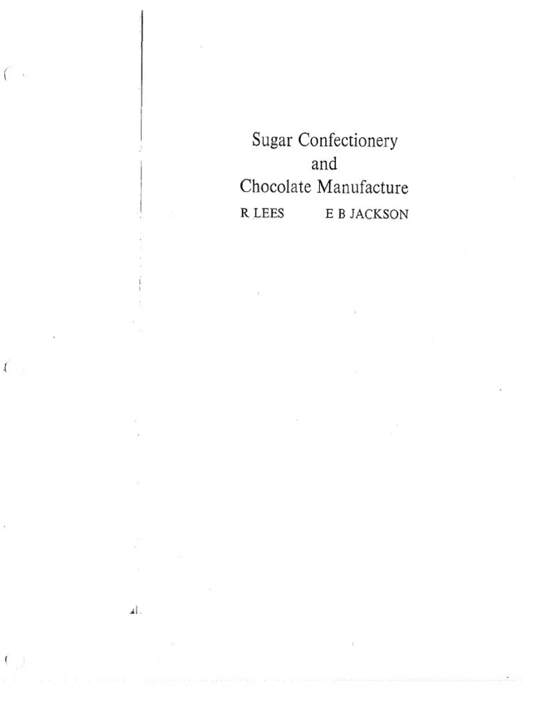 Sugar-Confectionery-and-Chocolate-Manufacture | PDF