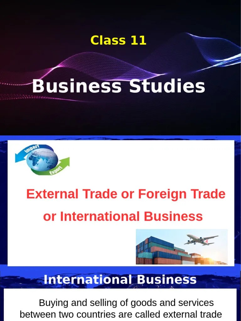 Chapter 11 International Trade | PDF