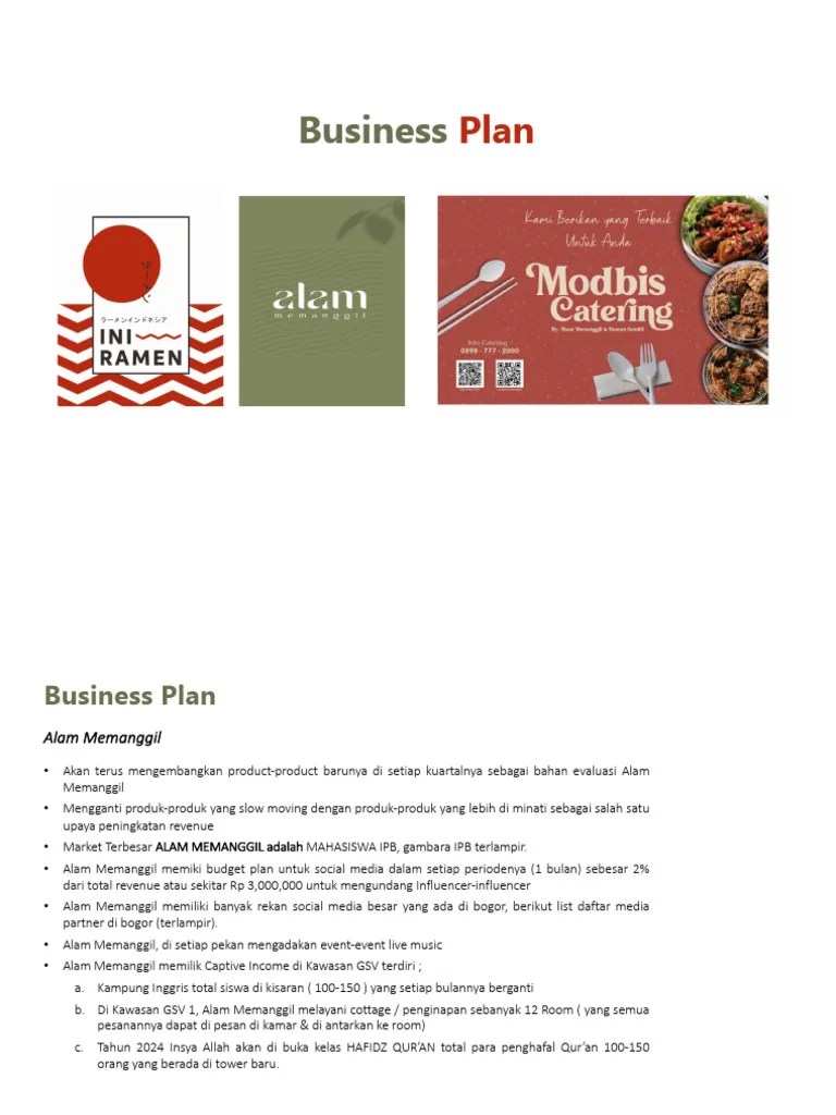 Business Plan | PDF