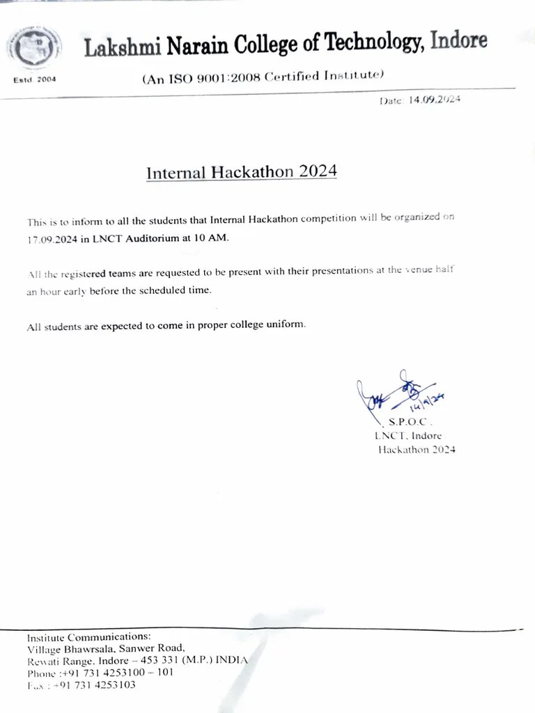 Internal Hackathon 24 | PDF