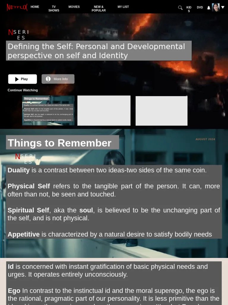 Understanding Self-Defining The Self Personal And Developmental Perspective On Self And Identity ...