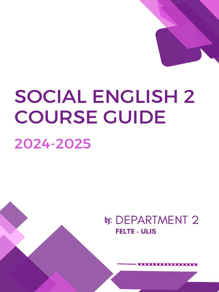 Courseguide FINAL 2024 2025 Có Bìa | PDF