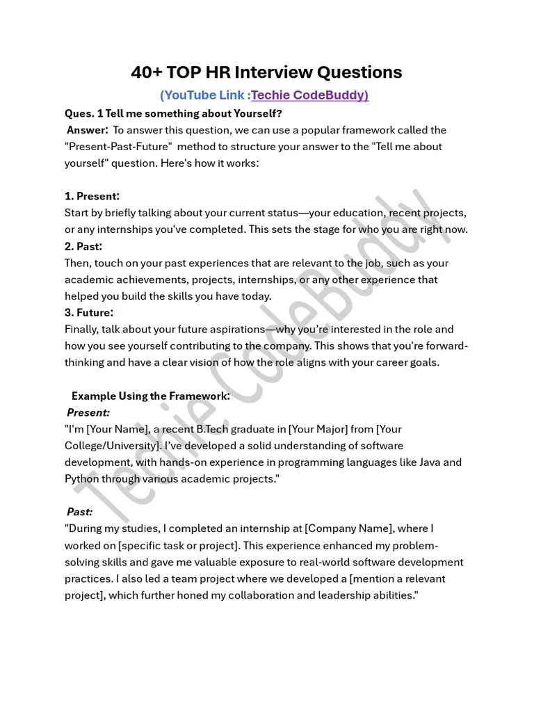 Interview Guide | PDF