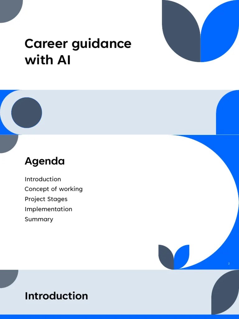 Career Guidance With AI | PDF