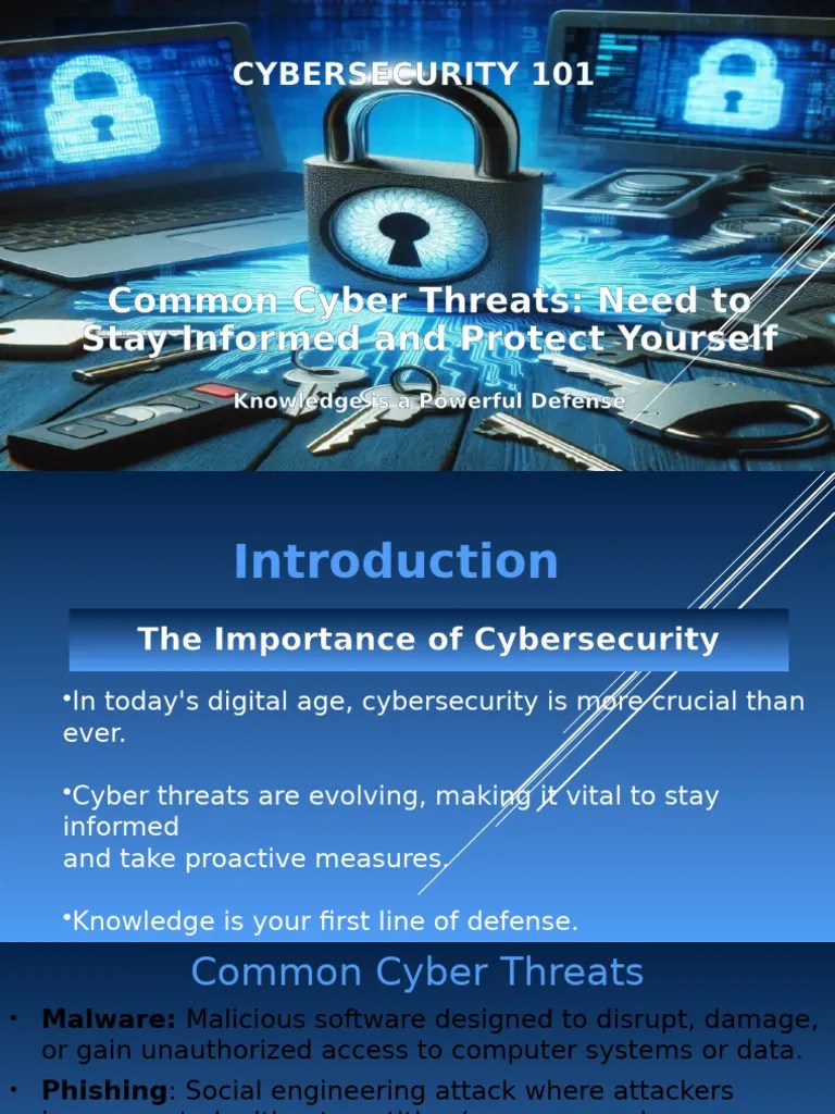 Cybersecurity 101 | PDF