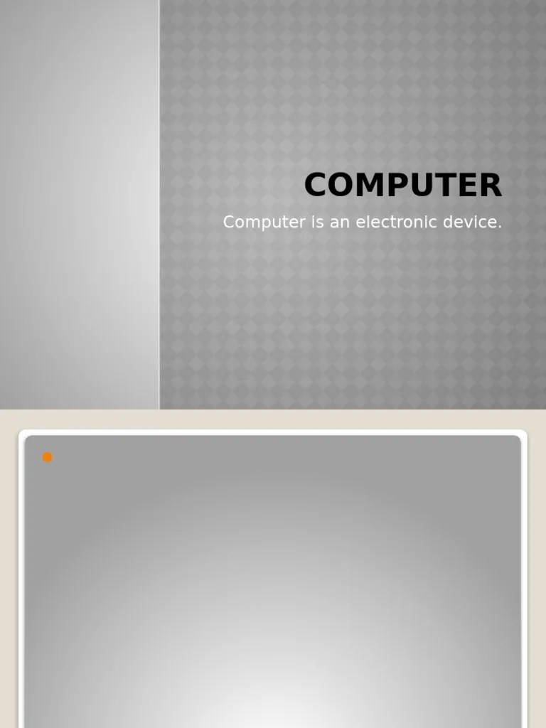 Computer | PDF
