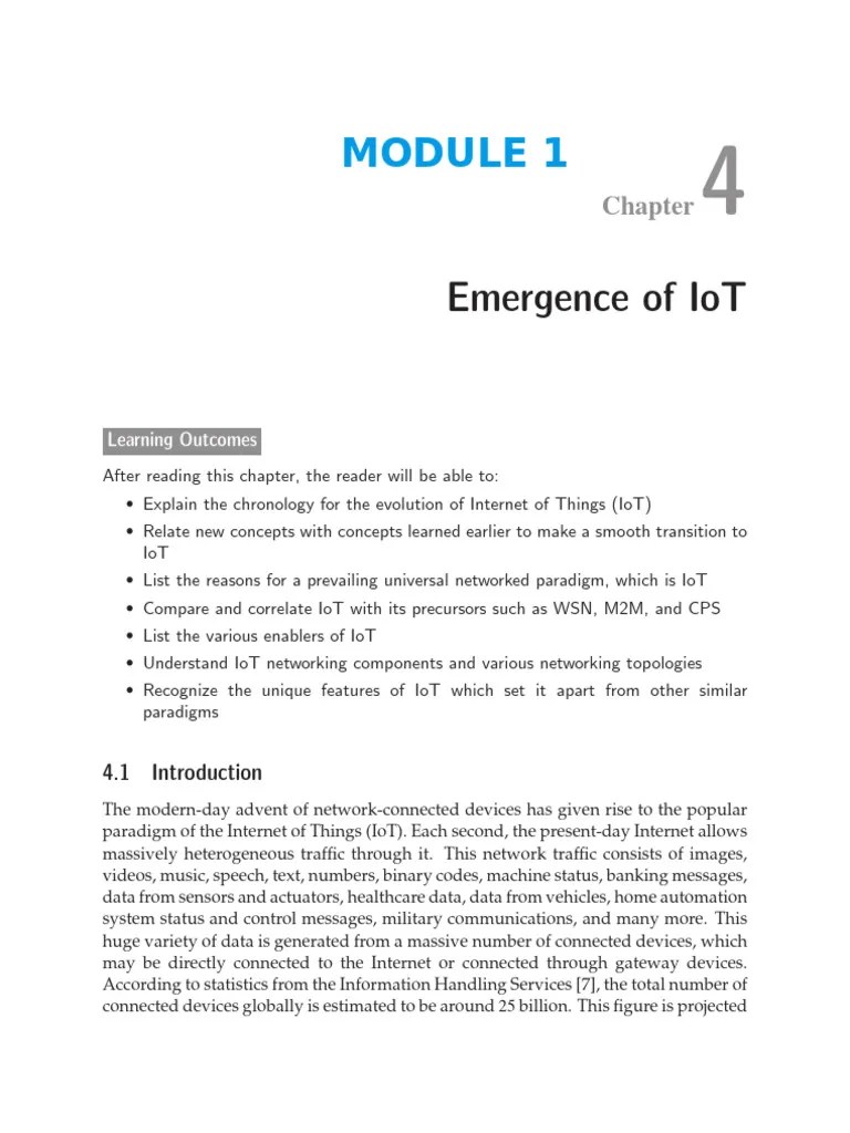IoT Module 1 | PDF