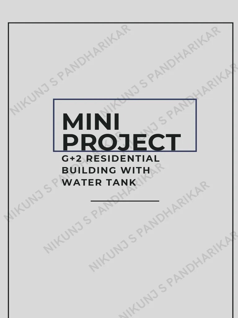 Complete Analysis And Design Of G+2 Residential Building | PDF