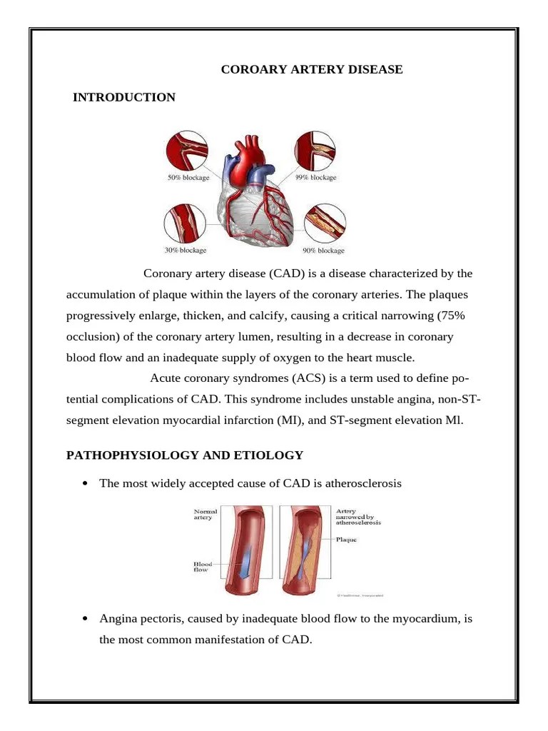 Coronary Artery Disease | PDF