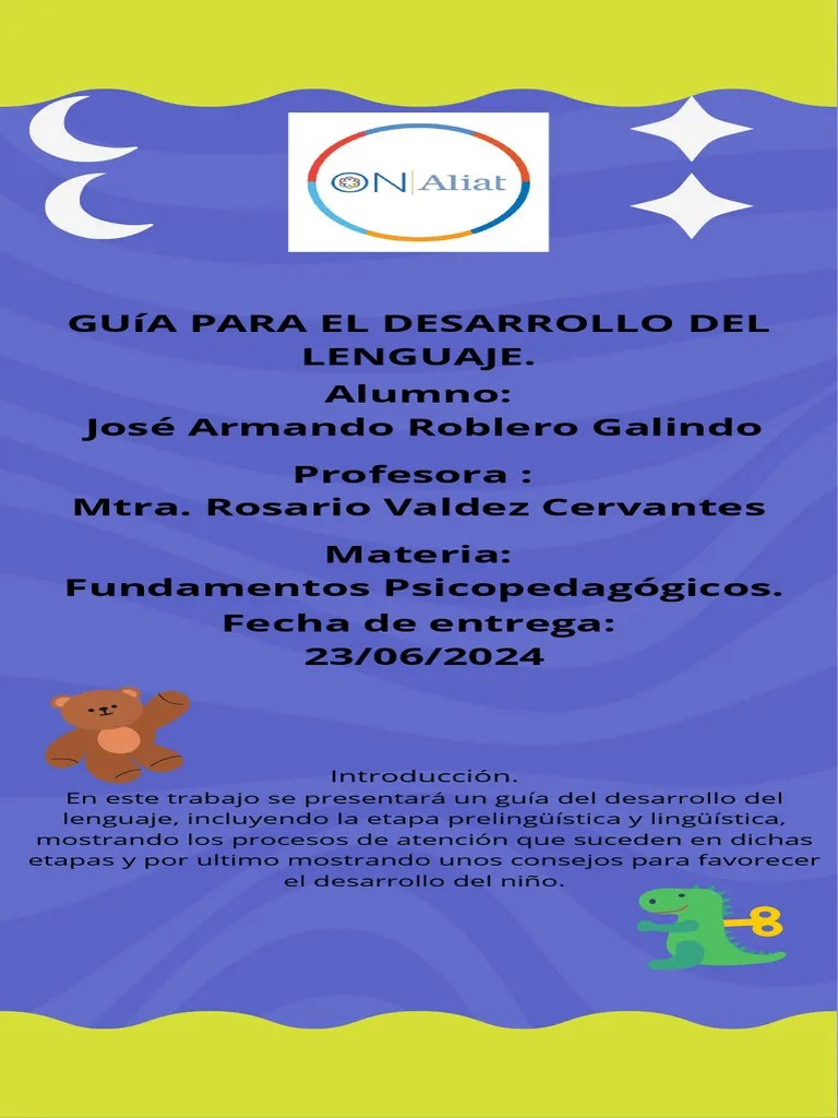Guía Para El Desarrollo Del Lenguaje | PDF