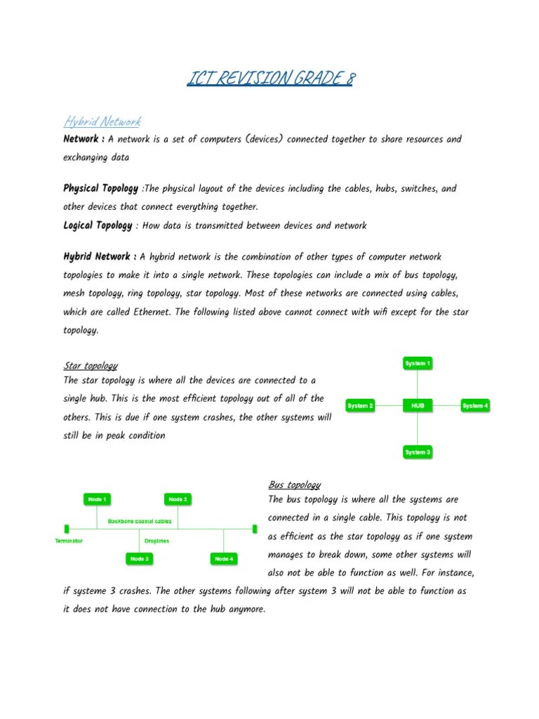 Network Topology | PDF