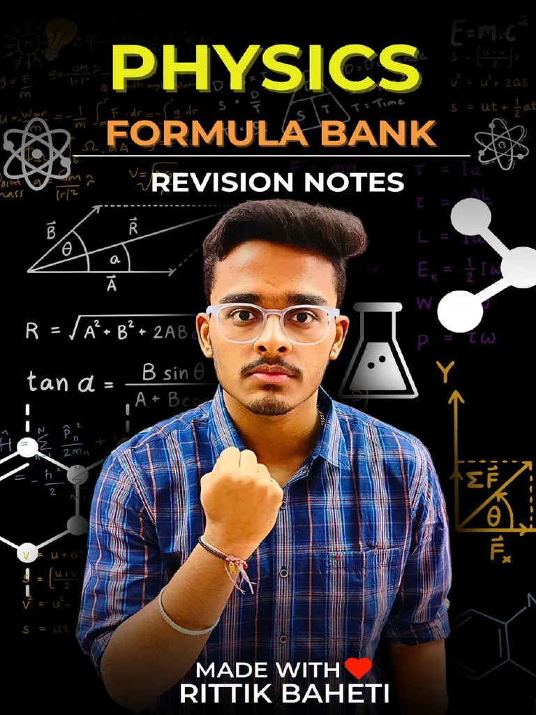 Physics Formulas Sheet | PDF