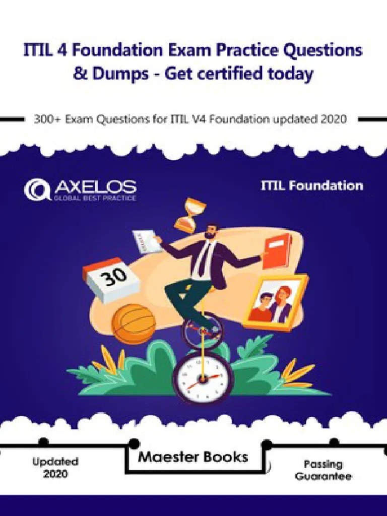 Maester Books - ITIL 4 Foundation Exam Practice Questions & Dumps - Get Certified Today - 300 ...