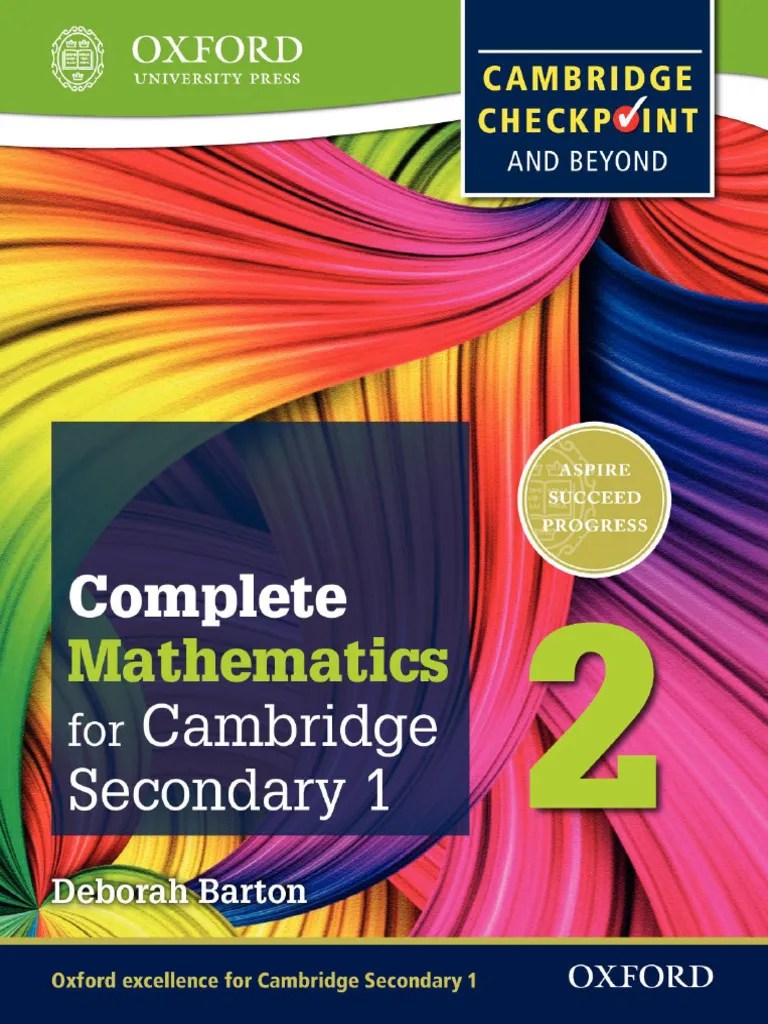 Complete Mathematics For Cambridge Secondary 1 Student Book 2 For Cambridge Checkpoint And ...