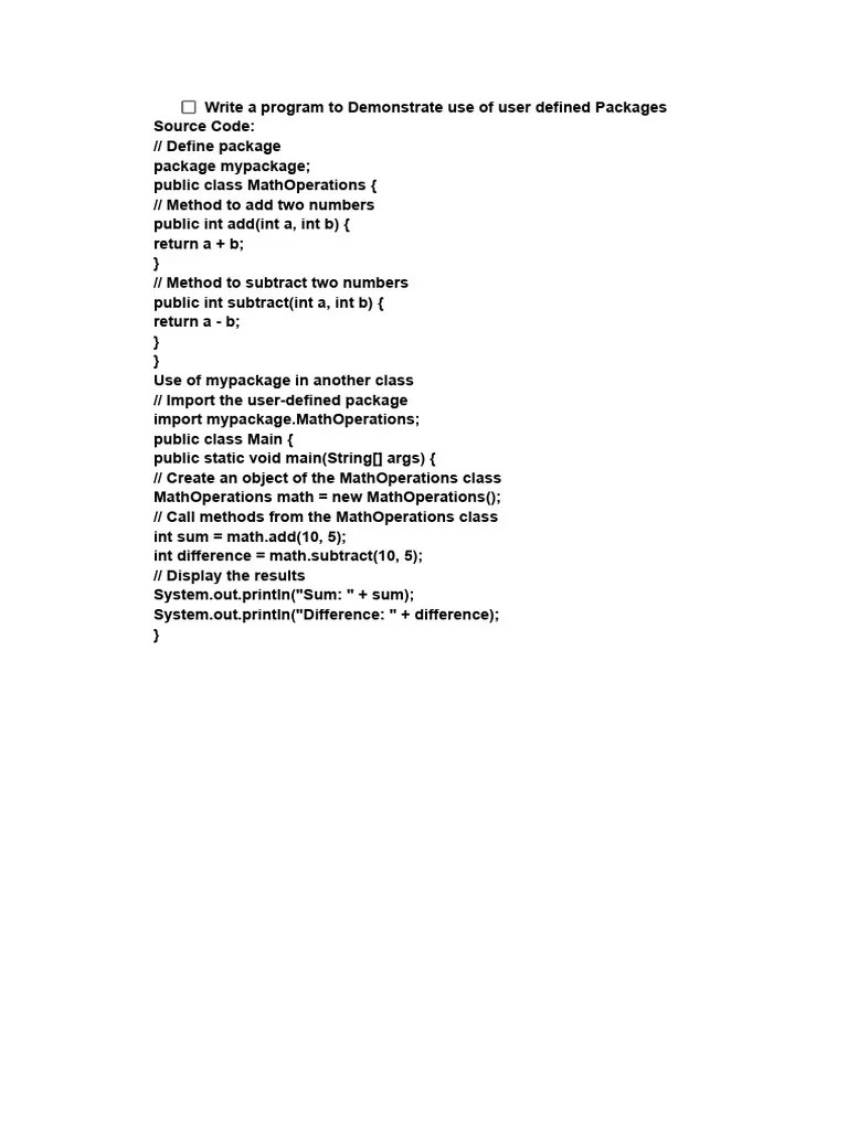 Java Practical | PDF | Constructor (Object Oriented Programming ...