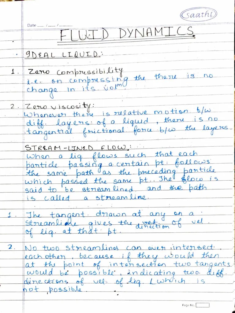 Fluid Dynamics | PDF