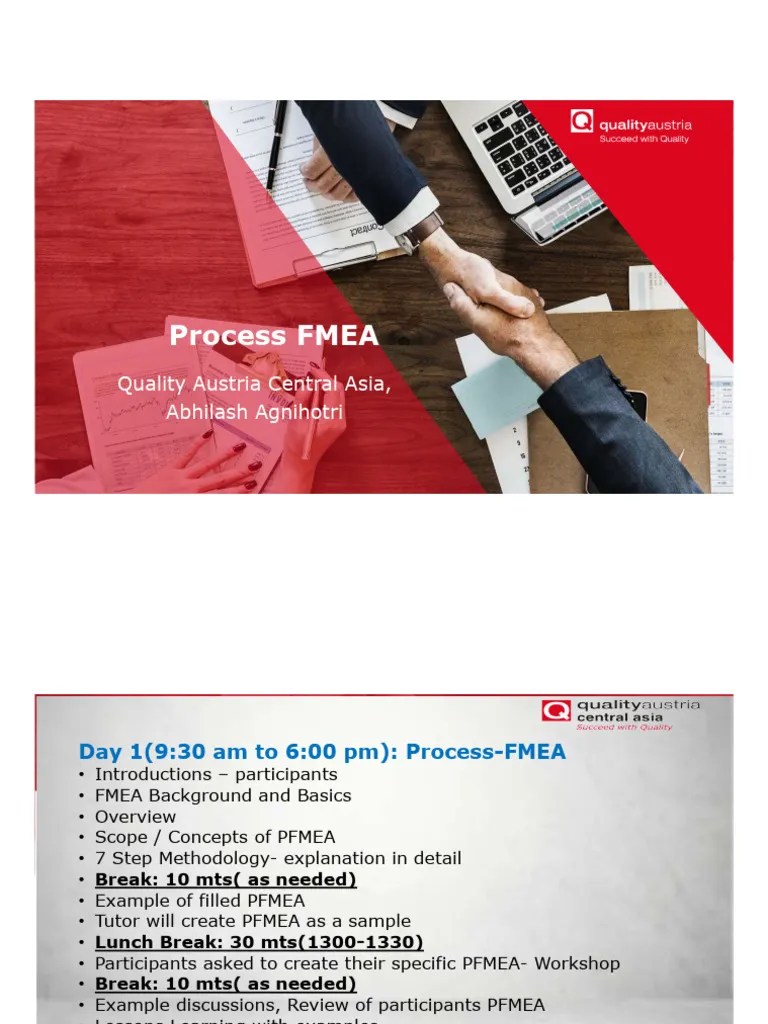 AIAG VDA FMEA 1st Edition - Participant | PDF