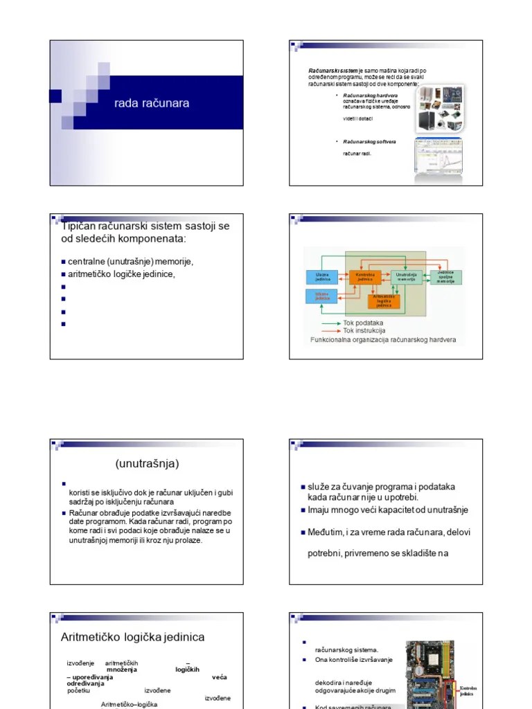 Struktura-i-princip-rada-racunara1 | PDF