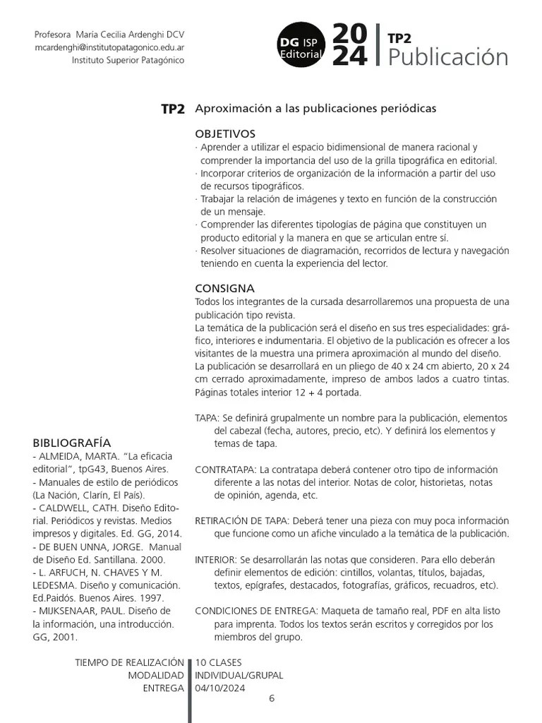 DE Consigna TP 2 - Guia | PDF