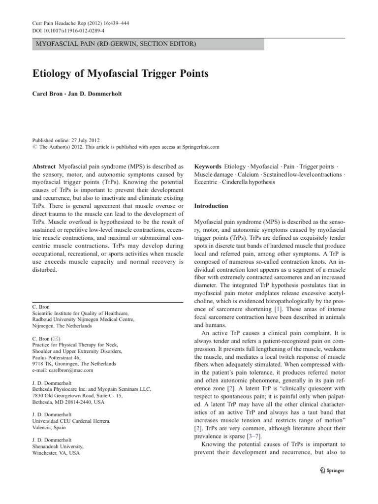 Etiology_of_Myofascial_Trigger_Points | PDF